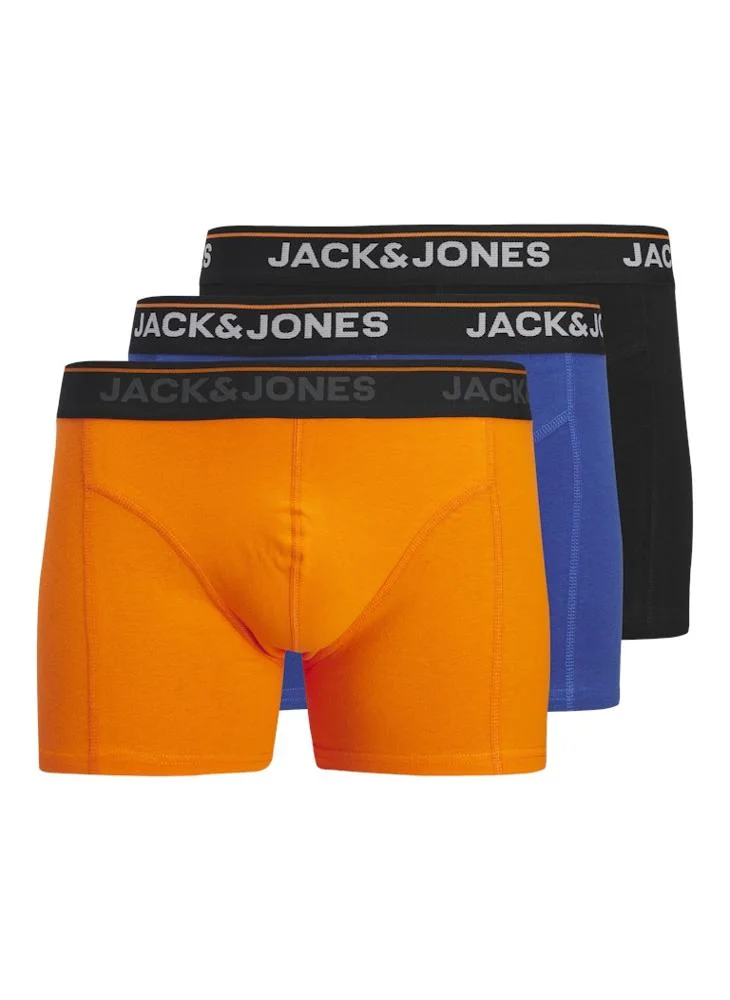 JACK & JONES 3 Pack Of Logo Trunks