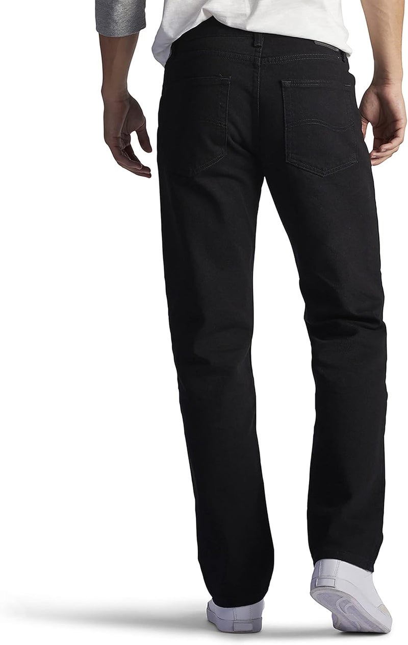 Lee Men's Regular Fit Straight Leg Jean in Double Black - 30W / 30L - Image 2