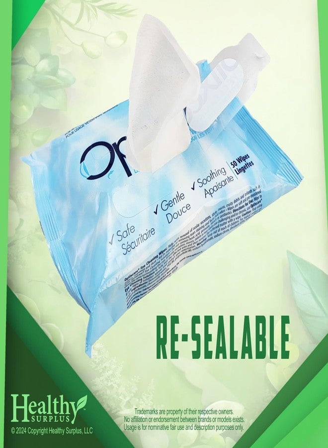 Healthy Surplus Optixcare Eye Cleaning Wipes for Dogs and Cats 50 Count 2 Pack (100 Total Wipes) - Image 2