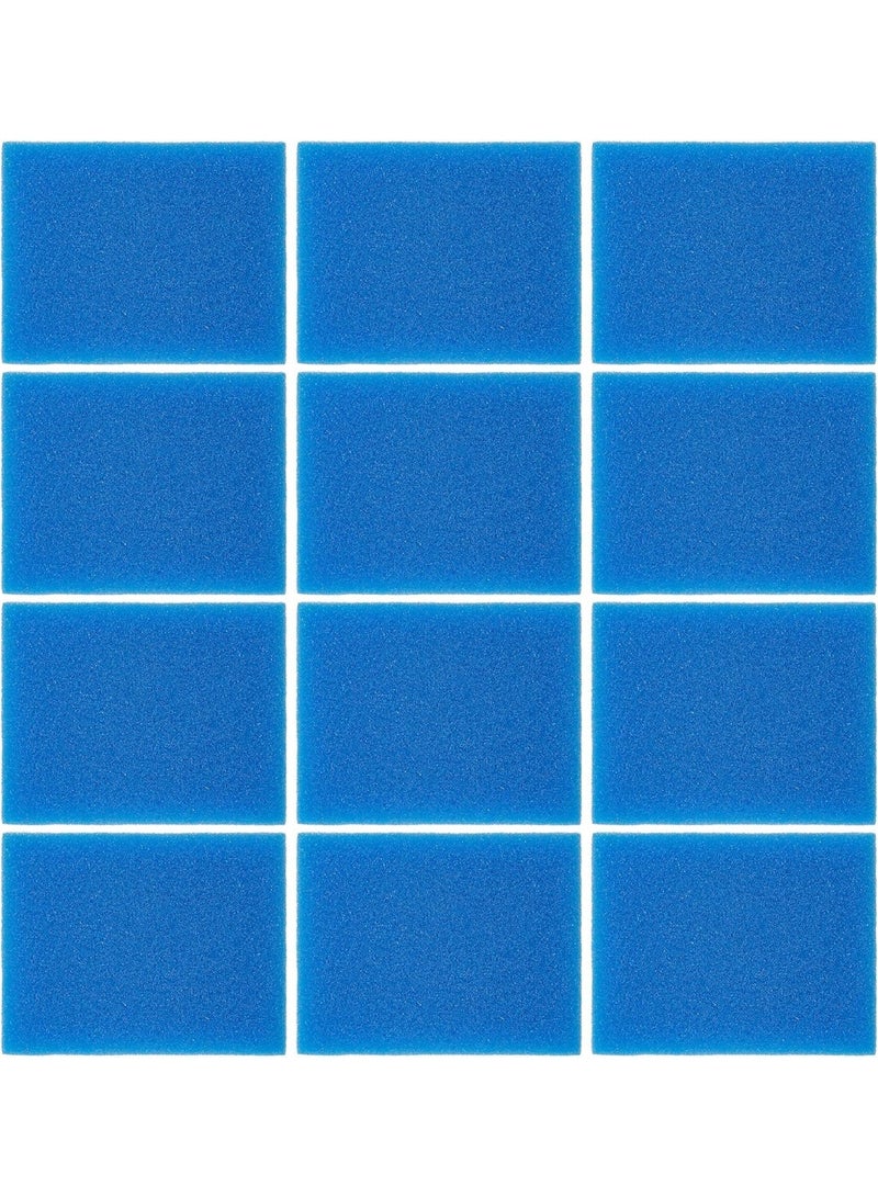 SYOSI Vacuum Filter Sponges, Replacement Sponge Set, High-Performance Filter Media for Cordless Wet and Dry Vacuum Cleaners, Compatible with iFloor 3 HF10E-01 Model, Blue Foam Filters (12PCS) - Image 1