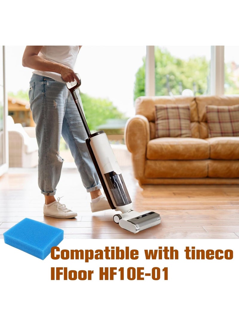 SYOSI Vacuum Filter Sponges, Replacement Sponge Set, High-Performance Filter Media for Cordless Wet and Dry Vacuum Cleaners, Compatible with iFloor 3 HF10E-01 Model, Blue Foam Filters (12PCS) - Image 5