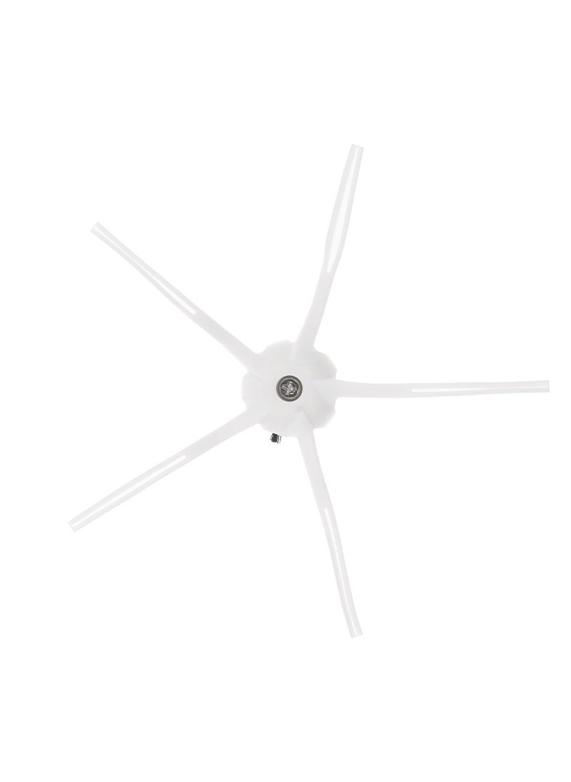 1 x 5 pcs Robotic Vacuum Accessories S7 T7Splus/G10 Brushes Covers Filters Mop 1 white pentagonal edge 