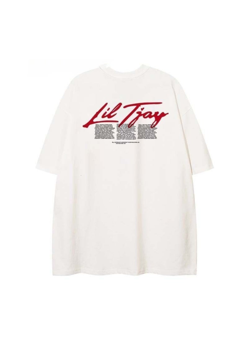 Thirty-One White Singer Printed Oversized T-shirt  - Image 2
