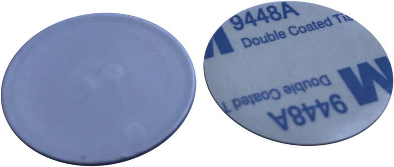 YARONGTECH 8 x NFC sticker RFID anti-metal on metal tag label 13.56mhz Dia 25mm - Image 1