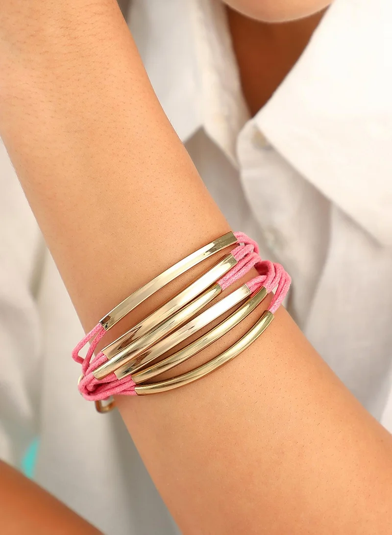 SOHI Filo Wraparound Artificial Bracelet Jewellery