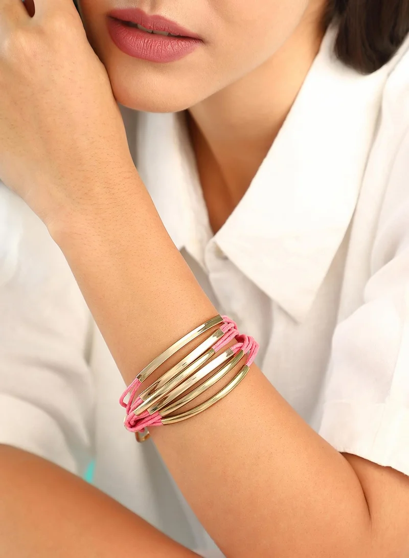 SOHI Filo Wraparound Artificial Bracelet Jewellery