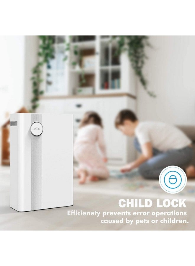 MOOKA H13 True HEPA Air Purifier Replacement Filter With Activated Carbon 4-in-1 For Large Room Filter Allergies Pollen Smoke Dust Pet Dander VOC - Image 3