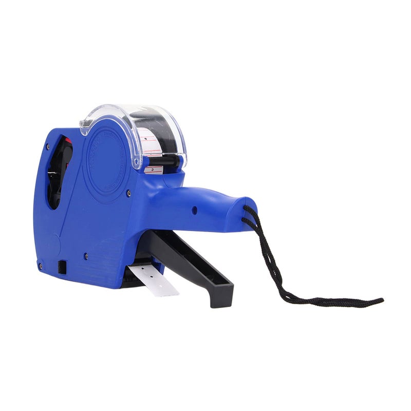 Portable Manual Label Maker 8 Digits Cart Mounted Marking Tool Compact Blue - Image 4