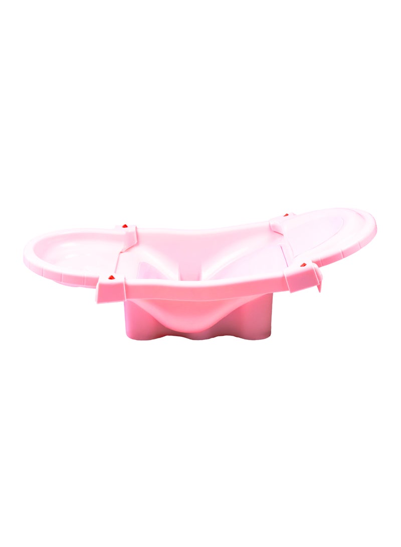 مولودي حوض استحمام للأطفال قابل للطي مع تصميم غير قابل للانزلاق وسدادة تصريف – محمول وقابل للتعديل ويوفر المساحة، مناسب للرضع والأطفال الصغار (0-3 سنوات)، خالٍ من BPA، مثالي للمساحات الصغيرة والسفر - Image 3