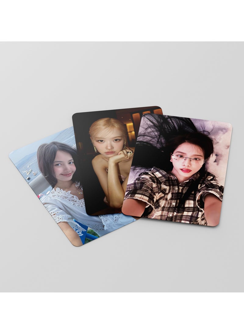 55 Piece BLACKPINK 8TH JISOO JENNIE LISA ROSE Lomo Card