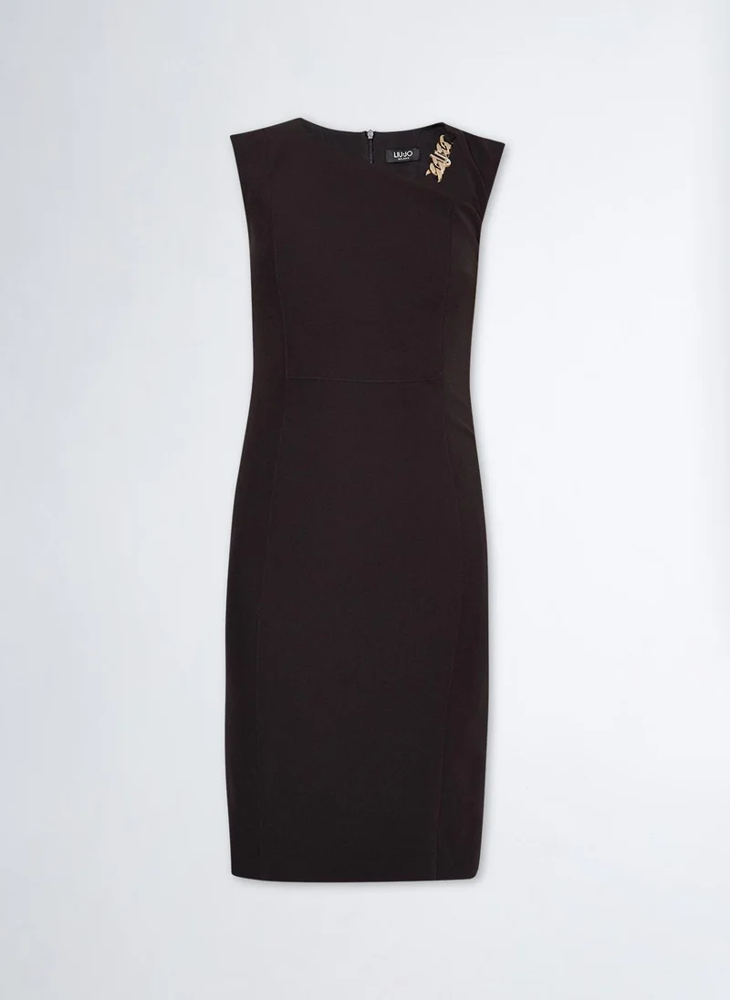 Liu Jo Black dress with branded chain detail