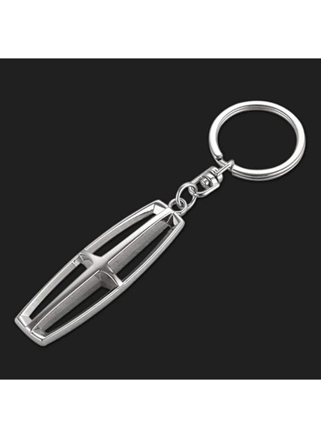 Car Logo Key Chain Rings for Man and Women Chrome Plated Key Rings (fit Lincoln) - Image 3