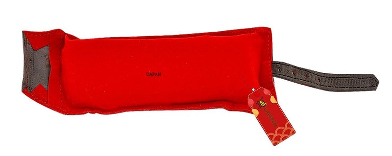 UAPAN 2 line Brass Ghungroo Ankle Bells Velvet Red Pad for Classical,Baratnatyam,Odissi,Kathak Dance with Adjustable Strap (Valvet, Belt) - Image 4