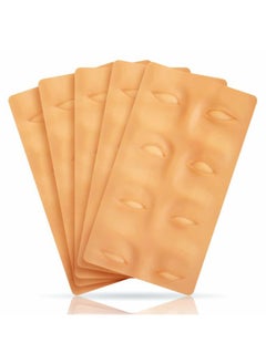Stylia Microblading Supplies 5 Piece Practice Skin For Eyebrows: Permanent Makeup Silicone Skin To Practice Brow Micro-Blading And Needling, Fake Skin Sheets For Professionals And Beginners  - Image 2