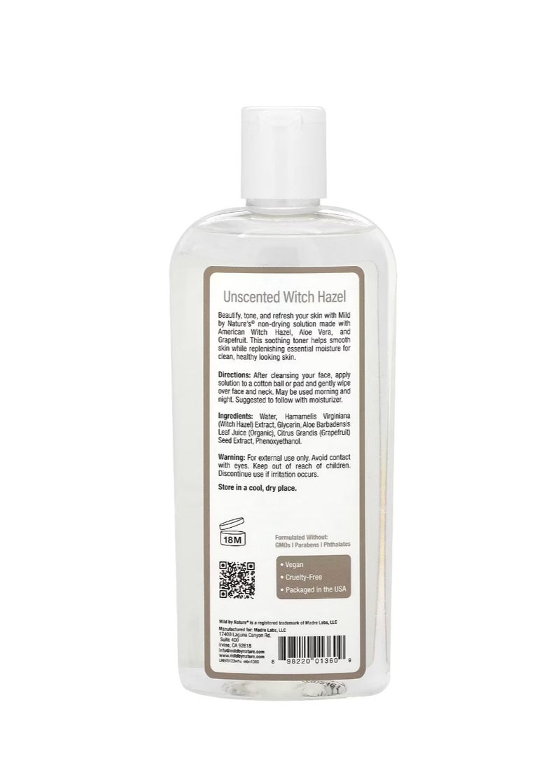 مايلد باي نيتشير بندق الساحرة خالي من الكحول وغير معطر 12 أونصة سائلة (355 مل) - Image 2