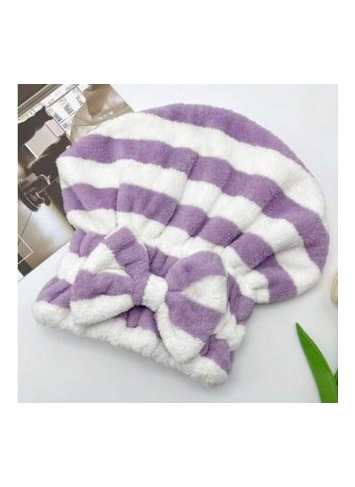 MIRFA Microfiber Hair Drying Towel Cap 
