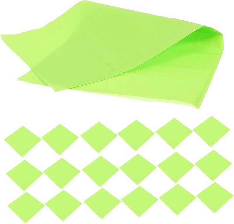 Light Green Double Layer Paper Napkins 20pcs for Weddings Parties Events Banquets - Image 2