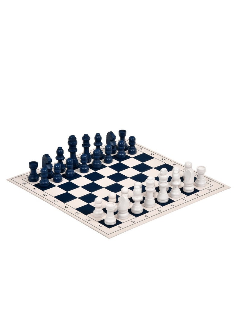 3-in-1 Folding Board Chess, Kids & Adults Magnetic Set with Checkers & Backgammon (Beginner-Friendly) - Image 2