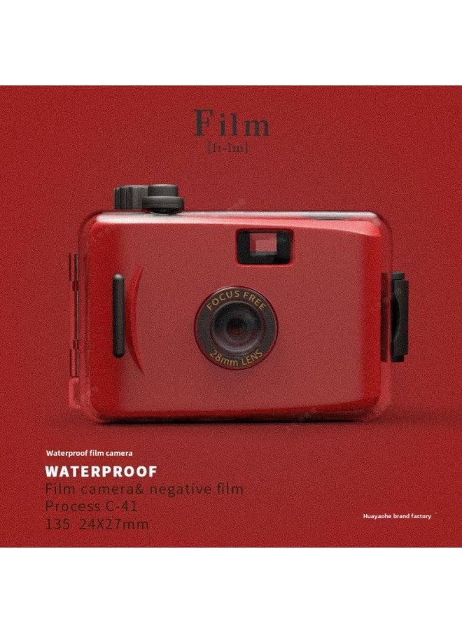 Generic Retro Fool Film Camera Non-Pole Film Machine Fool Machine Campus Camera Student Birthday Gift Female-Body Color:Package Four-meet Unicorn  - Image 4