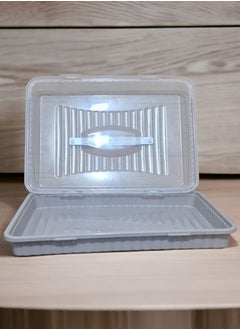 tuffex Cake and dessert containers with transparent lid  - Image 1