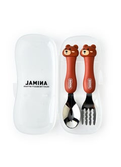 High Quality Bendable Stainless Steel Baby Cutlery Fork and Spoon Set