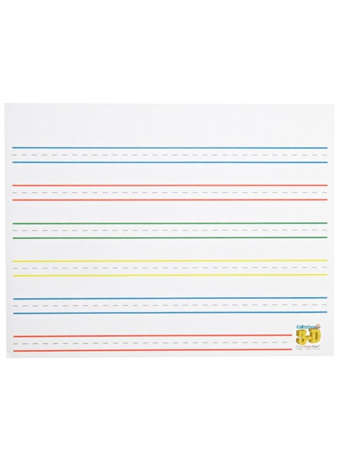 Abilitations - 31473 4-Color Raised Colorcue Paper, Pack Of 50 - Image 2