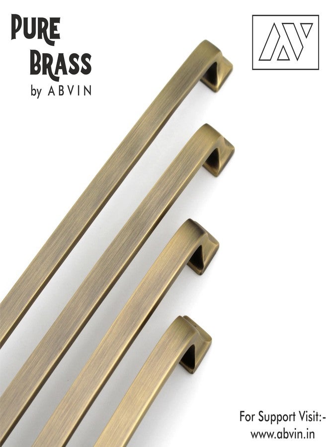 ABVIN Premium Solid Brass Cabinet Bar Pull Handles Antique Vintage Furniture Hardware Drawers Kitchens Cupboard Door (AV-CH-054-AB) (4.9 inch) - Image 2