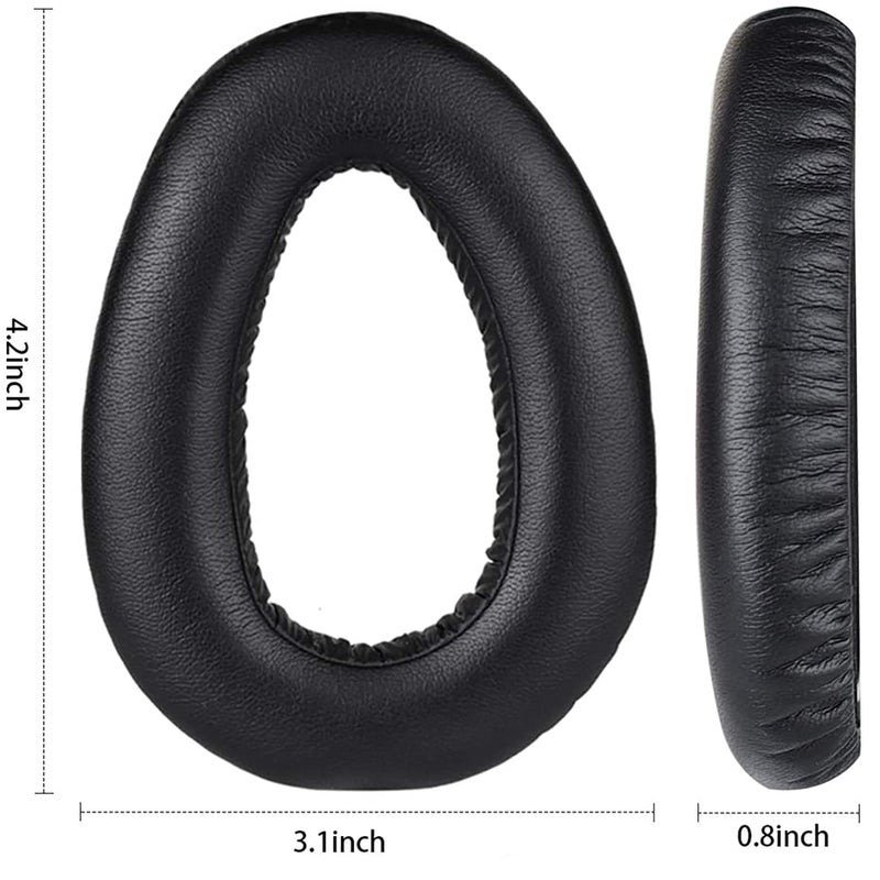 jingewell Replacement Ear Pads Cushions for Sennheiser PXC 550 PXC 550-II Wireless MB 660 PXC480 Series Headphones Earpads, Headset Leather Ear Cups Repair Parts (Black Cushions for Sennheiser PXC 550) - Image 3