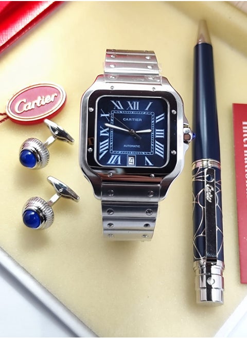 New men's set, latest version, consisting of. hour  And your pen and cuff are distinguished and elegant