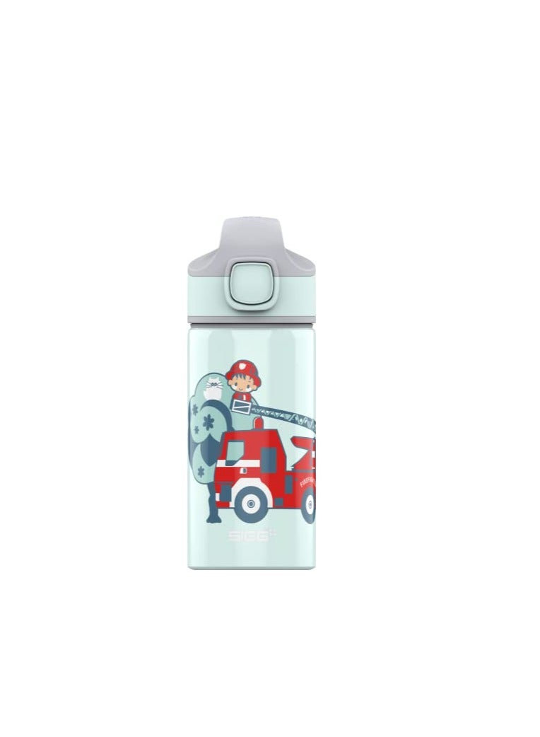 Sigg Fire Engine Children'S Drinking Bottle (0.4 L), Bpa-Free Kids Water Bottle With Non-Spill Lid, Lightweight Children'S Bottle Made Of Polypropylene - Image 1