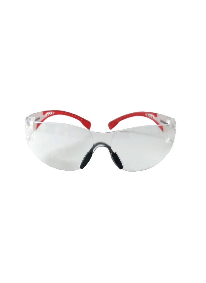 Workman - Work | Pack of 1MAN SG-71062C HERON Safety Goggles with Clear Lens | Lightweight, Scratch & Impact Resistant | Safety Glasses for Multipurpose Use for Pollution, Dust, Riding & Construction Work | Pack of 1 - Image 1