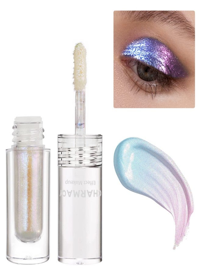 CHARMACY Liquid Duochrome Eyeshadow, Multi-Dimensional Eye Looks, Long Lasting Glitter Eye Shadow Sets Metallic Pigments, Quick Drying, Sparkling Shiny Eye Makeup for Beginners, 1.6g (#13) - Image 1