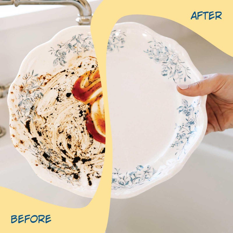 Nellie's Dishwasher Powder - Tough on Food Residue, Plant-Based Ingredients, Spotless Clean, High-Efficiency Dishwashing Solution - 100 Scoop Tin - (Made in Canada) - Image 5