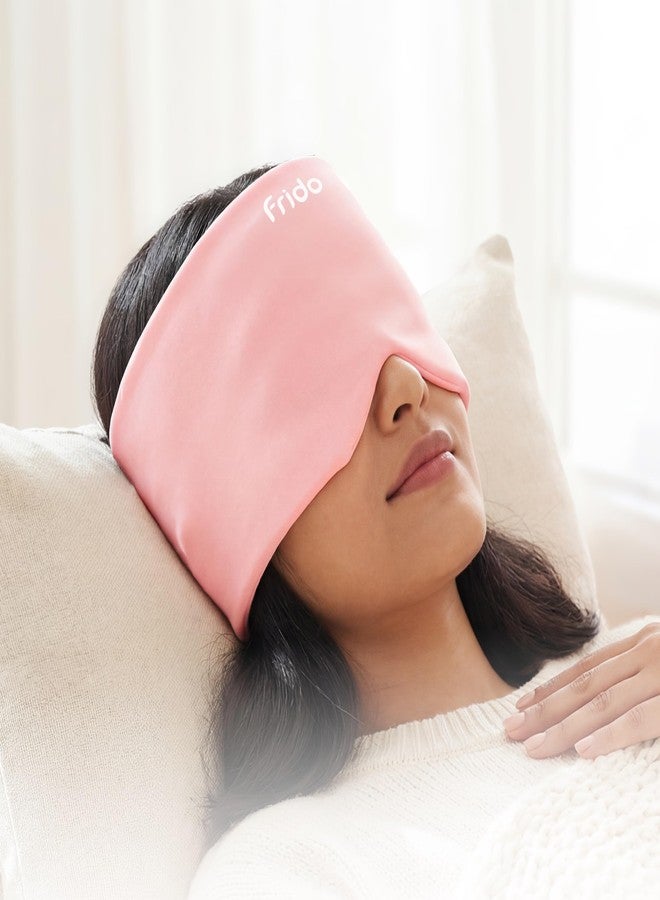 Frido Hot & Cold Therapy Cap | 360° Full Head Coverage | Reusable Cooling & Warming Cap with Gentle Compression | Pink - Image 1