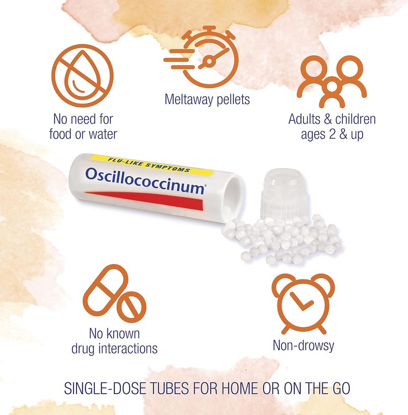 Boiron Oscillococcinum for Relief from FluLike Symptoms of Body Aches Headache Fever Chills and Fatigue  30 Count  Chestal Cough and Mucus Relief for Adults White 80 Count Pack of 2 - Image 3