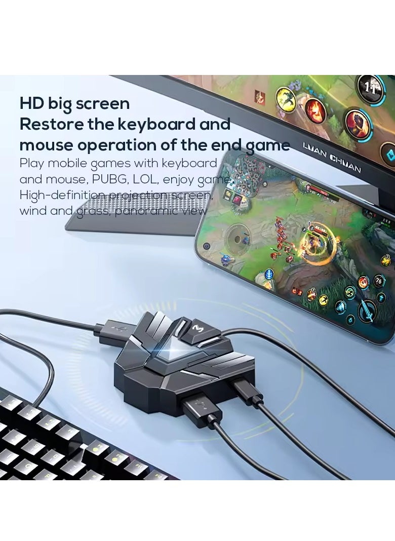 Memo - MEMO Keyboard and Mouse Converter Fashion Design Gaming Joystick Memo ZH01 for PC and Mobile Games - Image 1