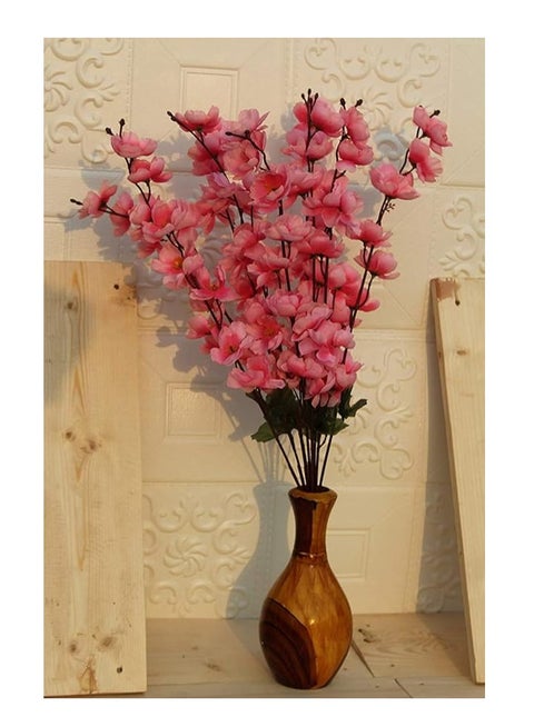Artificial Flowers For Vase Home Decoration Cherry Bouquet Office Decor | Without Vase, Light Pink Color