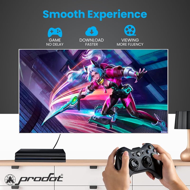 ProDot Cat 6e 200m (100mx2) Ethernet Cable/LAN Cable/Network Cable I High Speed 250MHZ I Weatherproof/UV Resistant I RJ45 Lan Cable I -10° To 60° Weather I Solid Conductor I 4 Pair Without Connector - Image 5