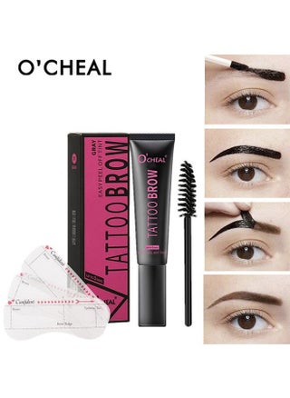 Tattoo Brow, Peel Off Eyebrow Gel Tint, Semi Permanent Brow Tint, Last Up to 3 Days, Waterproof, Transfer-proof（02 DARK BROWN） - pzsku/Z20FFD55F40C0BC7AFCFFZ/45/1742524208/8033e097-dd61-4309-98a0-88305f8b46b2