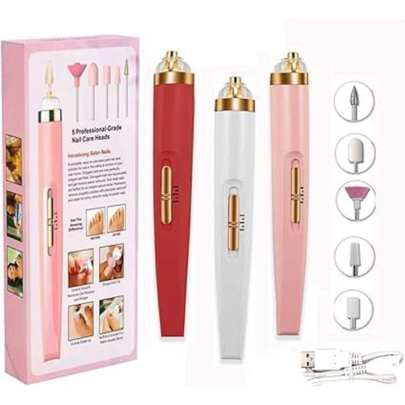 ALKAYAN Electric Nail File USP Charging Electric Nail File 2 Speed Adjustable Nail Fi... - Image 2