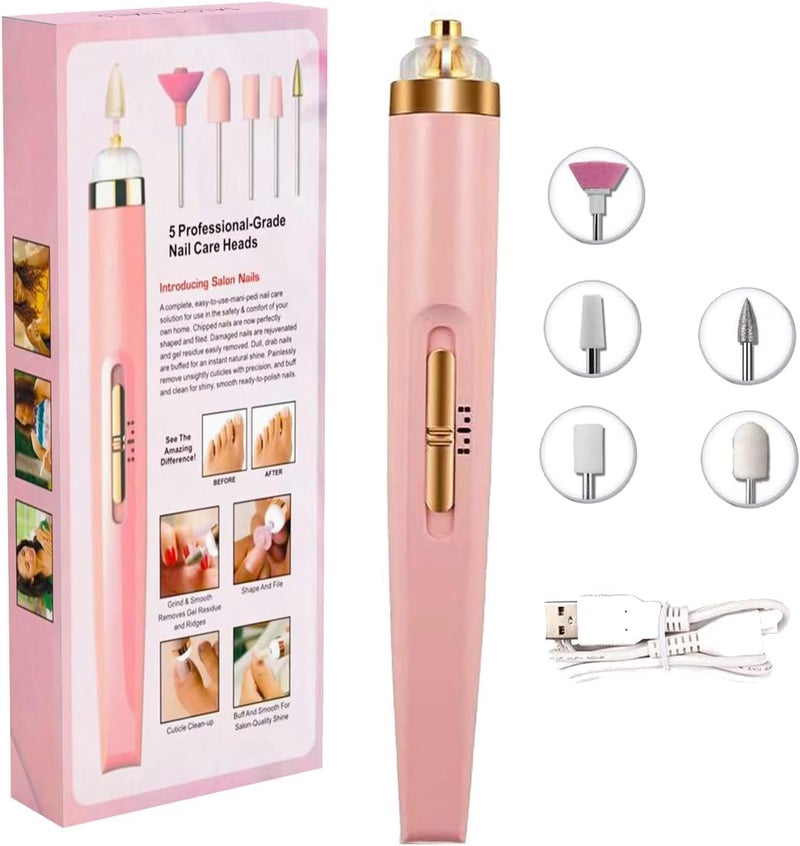 ALKAYAN Electric Nail File USP Charging Electric Nail File 2 Speed Adjustable Nail Fi... - Image 1