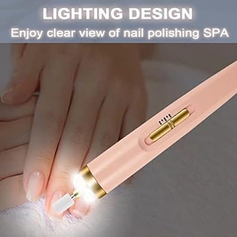 ALKAYAN Electric Nail File USP Charging Electric Nail File 2 Speed Adjustable Nail Fi... - Image 5