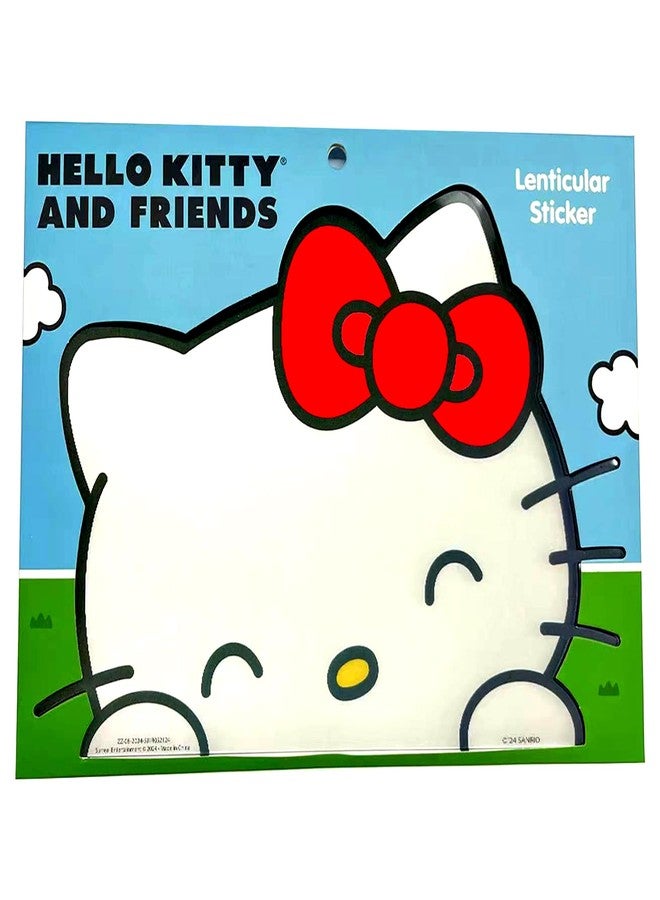 Hello Kitty Sticker Car Decal Sticker 9" | Hello Kitty Car Accessories | Party Favor Peel Me Sticker | Waterproof Vinyl Lenticular | 9" | Officially Licensed - Image 2