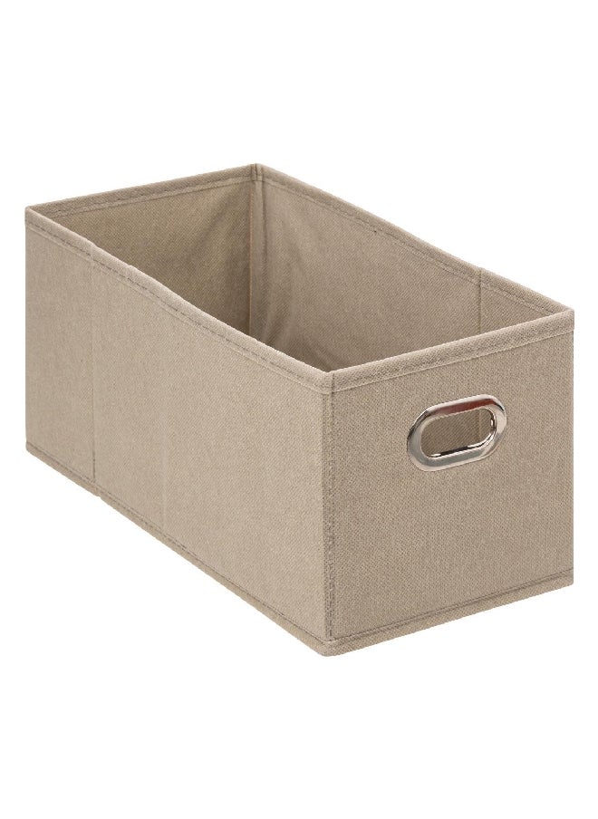 Five Simply Smart - Polypropylene and Metal Foldable Storage Box Beige 15 x 31 cm 160384O - Image 1
