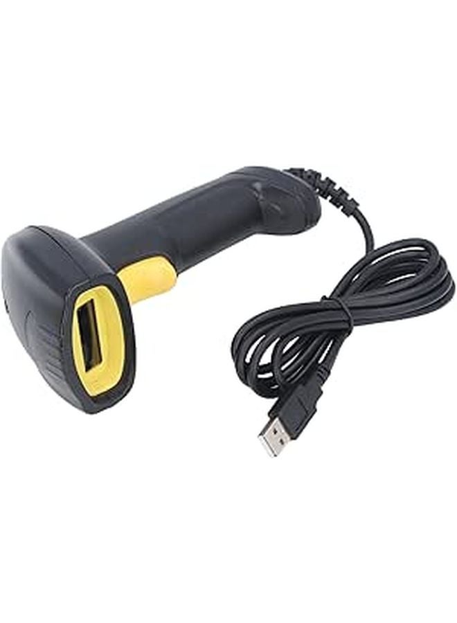 ماسح الباركود السلكي USB عالي الجودة من مادة ABS للأبعاد 1D و2D لمختلف الصناعات - Image 1