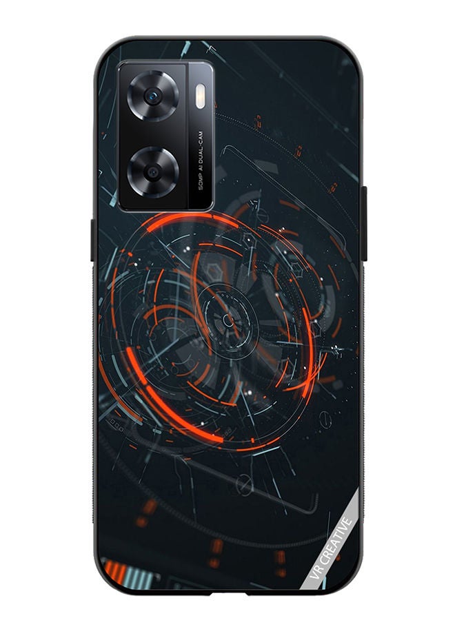 VR CREATIVE غطاء حماية لهاتف OnePlus Nord N20 SE بتصميم تقني متعدد الألوان - Image 1