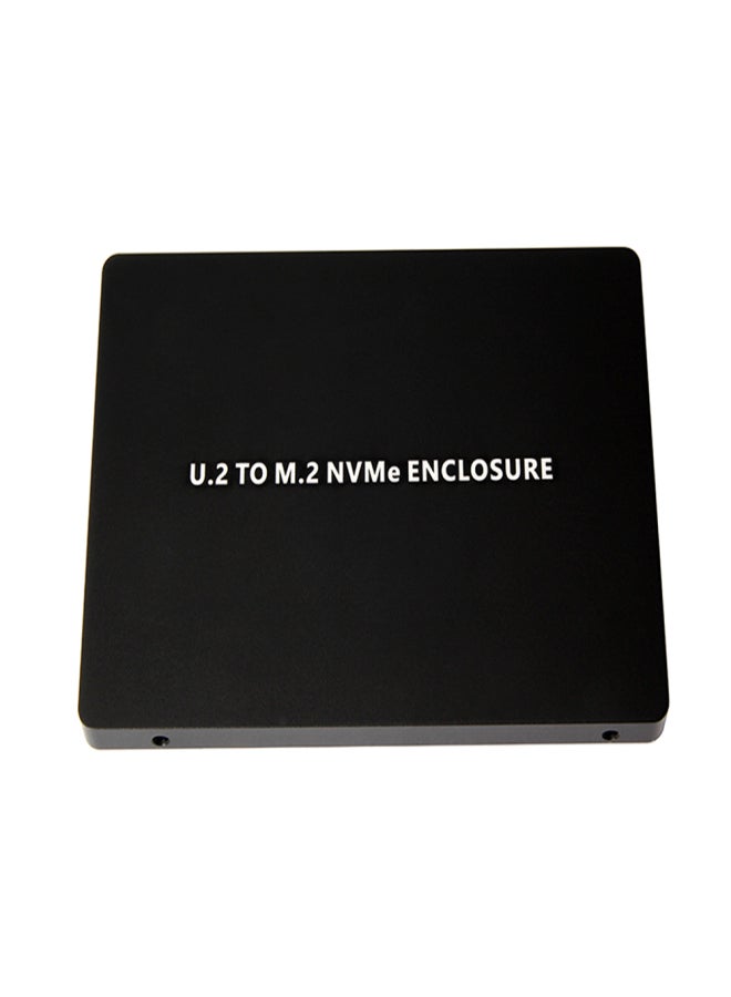 علبة SSD M.2 NVME إلى U.2 SFF-8639 علبة محرك أقراص الحالة الصلبة من سبائك الألومنيوم سهلة التركيب - Image 1