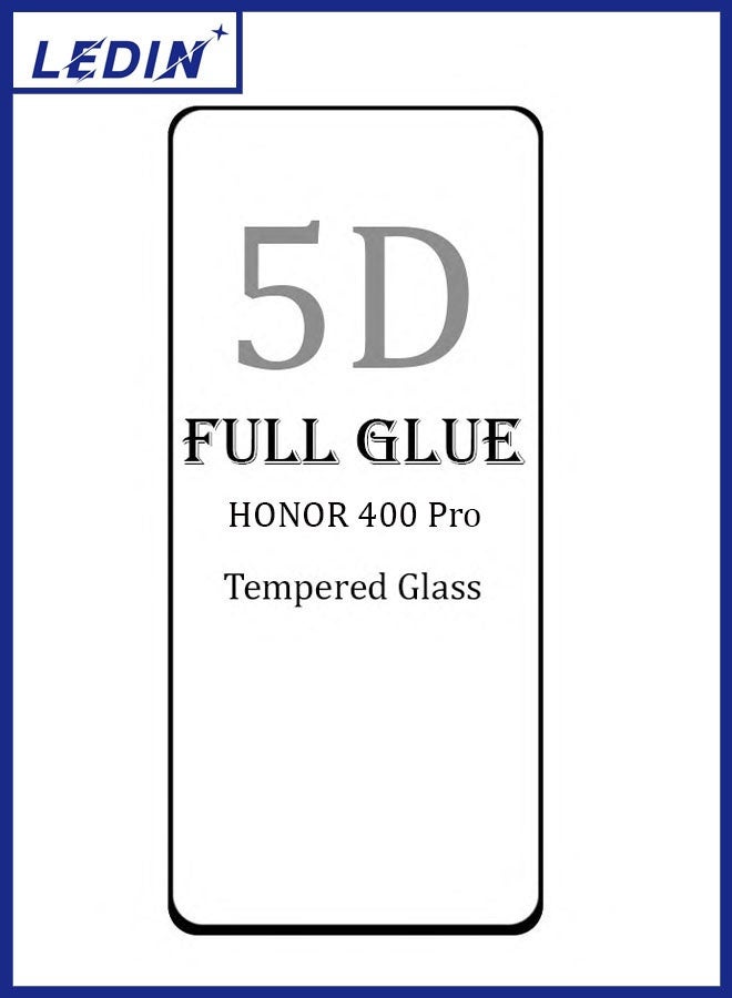 LEDIN HONOR 400 Pro Screen Protector Tempered Glass Guard Full Glue Edge-to-Edge Screen Protector for HONOR 400 Pro - Image 1
