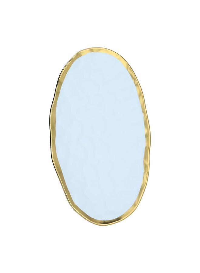 السيف  طبق تقديم من البورسلين مقاس 14 بوصة بيضاوي باللون الأبيض - Image 2