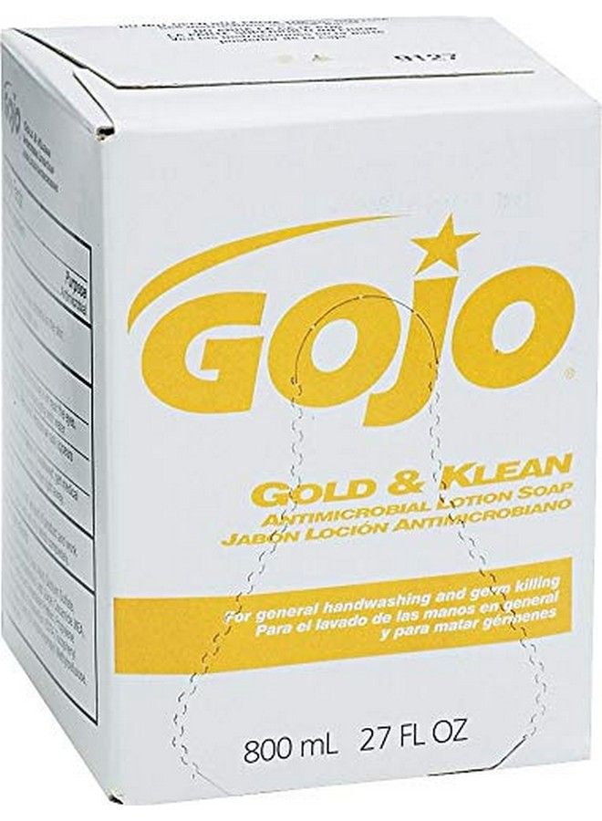 Gojo 912712Ea Gold & Klean Lotion Soap Baginbox Dispenser Refill Floral Balsam 800Ml - Image 3